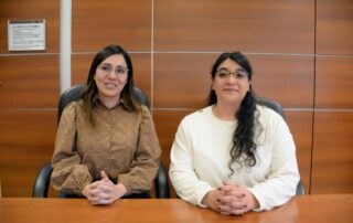 Epigrafe, Daiana Escudero . Infectóloga y Victoria Atencio, hepatóloga