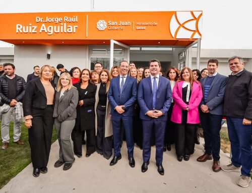 Orrego inauguró la remodelación de otro CAPS en Chimbas