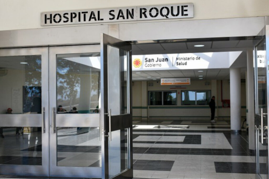 Fachada del.hospital San Roque de Jachal, San Juan